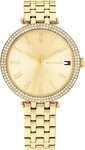 Tommy Hilfiger Quarzuhr NATALIE 1782718, Armbanduhr, Damenuhr, Glaskristalle,