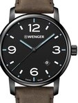 Wenger Quarzuhr Wenger 01.1741.135 Urban Metropolitan Herrenuhr 42mm 10ATM...