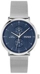 HUGO Multifunktionsuhr #STYLE 1530457, Quarzuhr, Armbanduhr, Herrenuhr,