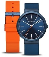 Bering Quarzuhr Bering Classic blau gl&auml;nzend 10141-397 10141-397, Hochwertiges