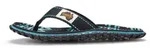 Gumbies Zehensandalen Original Flip Flops Dotty blau/anthrazitgrau Badeschuh...