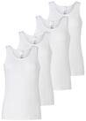 Schiesser Unterhemd Damen Unterhemd 4er Pack Baumwolle (Packung, 4er Pack)