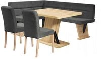 Home affaire Eckbankgruppe Laros Sitzgruppe, Eckbank, St&uuml;hle, Tisch, (Set, 4tlg