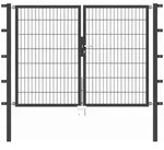 Alberts Gartentor Alberts 648442 Doppeltor Flexo mit Zubeh&ouml;r, anthrazit,...