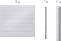 Alberts Dichtzaun Palitio, Profilh&ouml;he 150 mm, Aluminium, verschiedene Dekore...