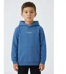 Name It Kapuzensweatshirt NKMBRODY LS NREG SWEAT WH BRU NOOS mit kleinem...