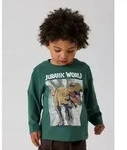 Name It Langarmshirt NMMJEWEL JURASSIC NREG LS TOP NOOS SKY gr&uuml;n 92 EU