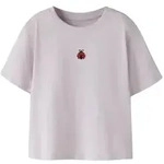 Name It T-Shirt NMFVICTORIA SS NREG TOP lila 92 EU