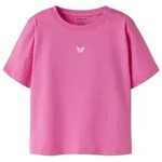 Name It T-Shirt NMFVICTORIA SS NREG TOP rosa 92 EU