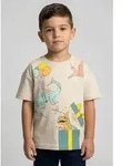 Blue Seven T-Shirt Basic-Stil, bequeme Passform, bedruckte und unifarbene Optik grau