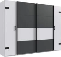 Wimex Kleiderschrank Stockholm, rustikale Optik im Industrial Design, Made in...