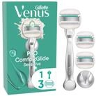 Gillette Venus Nassrasierer Comfortglide Sensitive + 3 Ersatzklingen +...