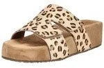 Lazamani Lazamani Pantoletten Leder/Textil Pantolette beige 36 EU