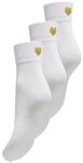 ONLY Socken ONLTINE HEART TENNIS SOCK 3-PACK AC NOOS (Packung, 3-Paar)