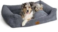 Freudentier Hundekorb Hundebett orthop&auml;disch aus Cord, Hundebett gro&szlig;e Hunde &