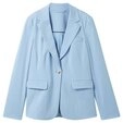TOM TAILOR Blusenblazer classic blazer light fjord blue