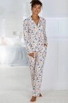 Vivance Dreams Pyjama (Set, 2 tlg) mit durchgehender Knopfleiste