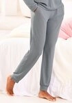 Vivance Dreams Pyjamahose in weicher Rippqualit&auml;t