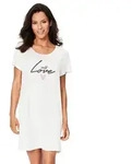 s.Oliver Sleepshirt mit Herzmotiven schwarz 40/42