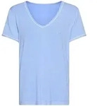 s.Oliver Pyjamaoberteil mit kleiner Kontrast-Paspel blau 44/46