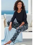 Vivance Dreams Pyjama (Set, 2 tlg) mit All-Over Print