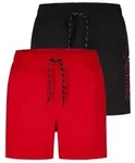 Jack & Jones Badeshorts Herren Badehose JPSTMAUI SWIM MIX SMU 2PK Regular Fit...
