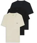 BOSS T-Shirt TShirtRN 3P Classic (Packung, 3-tlg) mit BOSS Stickerei bunt S (46)