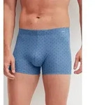 CALIDA Boxershorts Cotton Code Design breiter Bund, gemustert, eng, bequem, mit