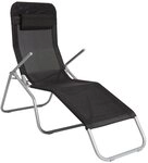 MERXX Gartenliege XXL, Stahl/Textil, inkl. Kopfkissen