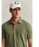Gant Poloshirt REG CONTRAST PIQUE SS POLO mit kontrastfarbenen Eins&auml;tzen gr&uuml;n...