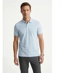 BOSS GREEN Poloshirt Pio mit Polokragen blau L (50)