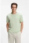 BOSS ORANGE T-Shirt TChup Relaxed Fit Stretch-Cotton-Jersey Rundhalsausschnitt gr&uuml;n