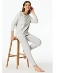 Schiesser Schlafanzug Casual Essentials (2 tlg) w&auml;rmende Frottee-Qualit&auml;t,