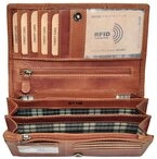 Benthill Geldb&ouml;rse Damen Echt Leder Portemonnaie Frauen Geldbeutel RFID...