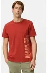 camel active Print-Shirt mit Backprint Kurzarm rot M (48)