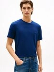 Tommy Hilfiger T-Shirt ESSENTIAL REGULAR FIT SOLID mit Stickerei unifarben,...