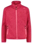 CMP Outdoorjacke CMP Kapuzenlose Fleecejacke Knit-Tech in melierter Optik f&uuml;r
