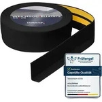 HOLZBRINK Sockelleiste PVC Weichsockelleiste selbstklebend 50x20mm Schwarz, L:...