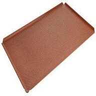 Contacto Backblech Contacto Antihaft-Backblech GN 1/1, rot perforiert, 45&deg;,...