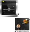 KB Elements Induktions Herd-Set Kratzfestes Induktion 60 cm mit Einbaubackofen...