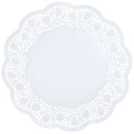 PAPSTAR Dekomatte Tortenspitzen rund &Oslash; 30 cm weiss 2000 Stk