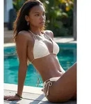 s.Oliver Triangel-Bikini-Top Ada, in gemusterter Strukturware wei&szlig; 42