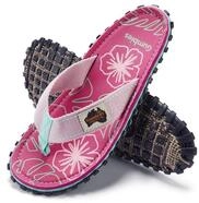 Gumbies Gumbies&reg; blush hibiscus Pantolette