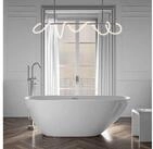 Bernstein Badewanne ROMA 2.0 Wei&szlig; gl&auml;nzend 170 x 75 cm, Freistehende Badewanne