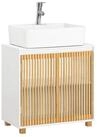 SoBuy Waschbeckenunterschrank BZR125 Badezimmerschrank Waschtisch Unterschrank