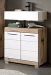 Inn.Furn Waschbeckenunterschrank Willow (Waschtisch in wei&szlig; Hochglanz mit...