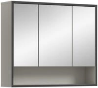 xonox.home Badezimmerspiegelschrank Kaschmir Nachbildung Softclose Melamin...