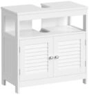 VASAGLE Waschbeckenunterschrank Badschrank Unterschrank mit Lamellent&uuml;ren, 2