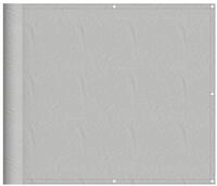 vidaXL Balkonsichtschutz Balkonabdeckung Hellgrau 90x300 cm 100 %...