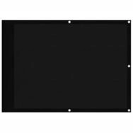 vidaXL Balkonsichtschutz Balkonabdeckung Schwarz 75x700 cm 100 %...